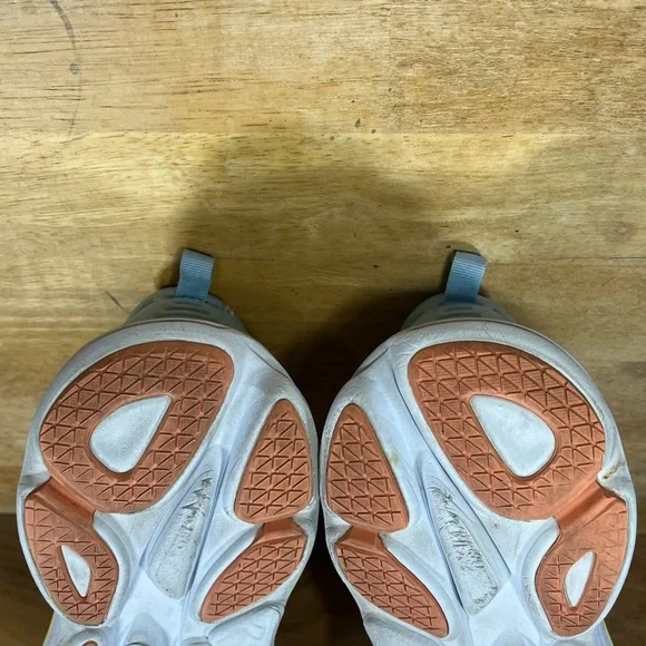 Hoka One One Bondi 8 REFLECTIVE Womens Size 9 Running Shoes Sneakers Blue Yellow - Picture 9 of 12